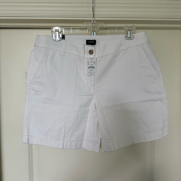 J.Crew - Stunning White Classic Chino Shorts 7" - BNWT! - Picture 7 of 7